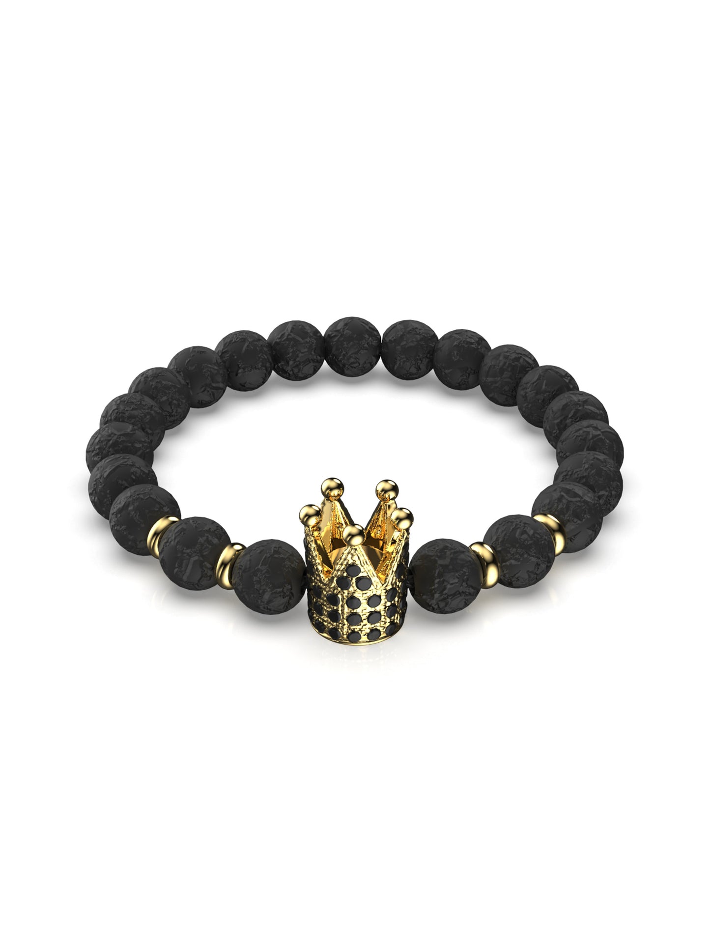 Luxury Crown Lava Bracelet